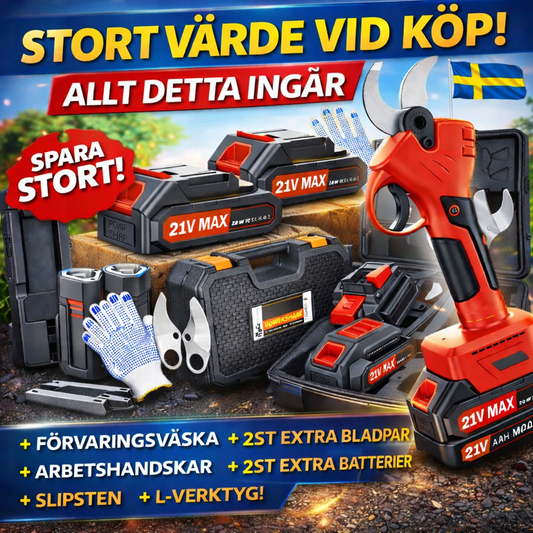 Elsaxen™ - Eldriven grensax, smidig & enkel att använda