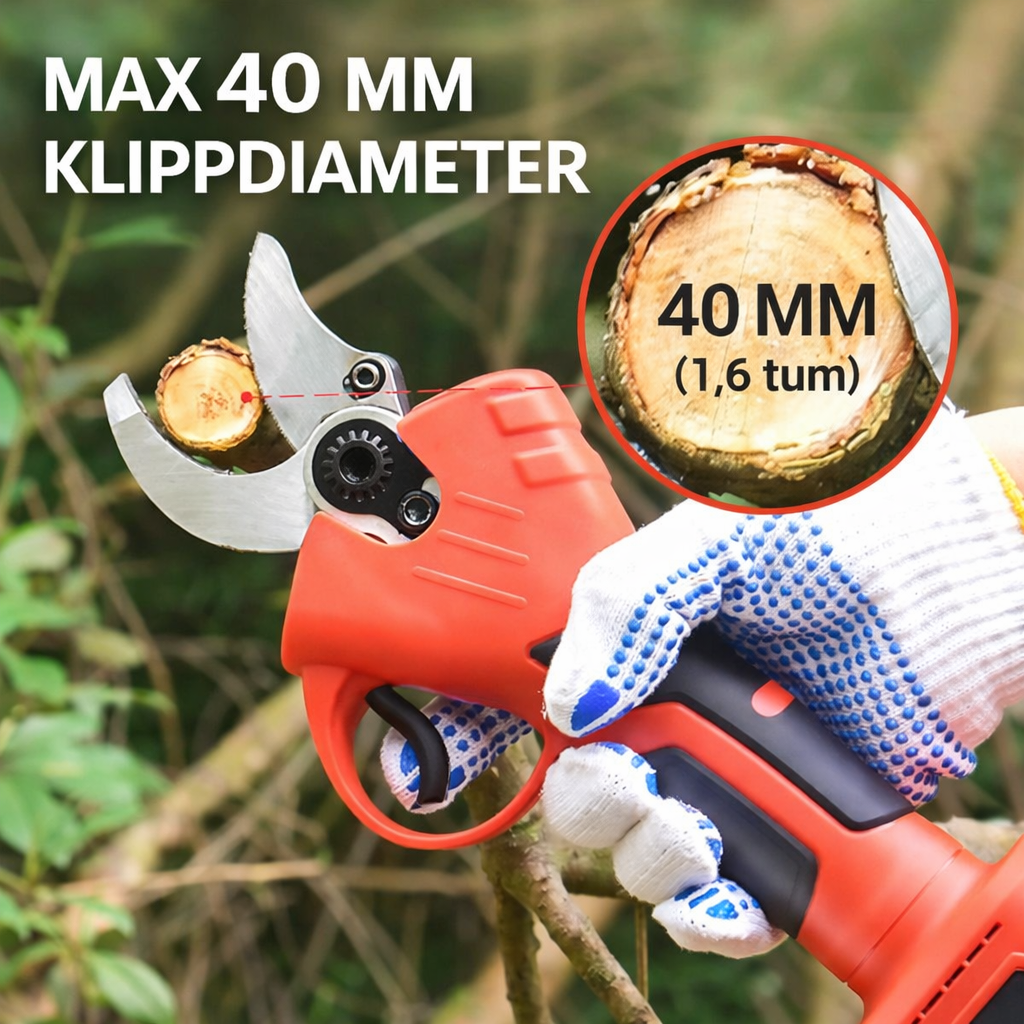 Elsaxen™ - Eldriven grensax, smidig & enkel att använda
