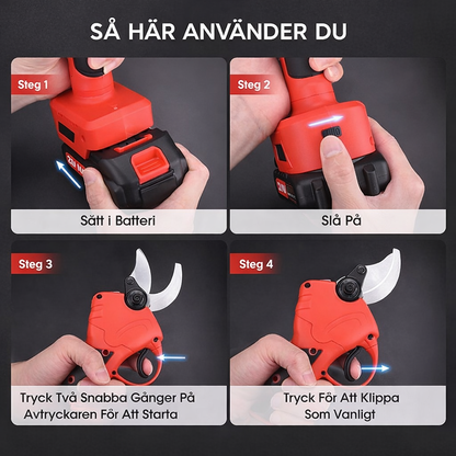 Elsaxen™ - Eldriven grensax, smidig & enkel att använda